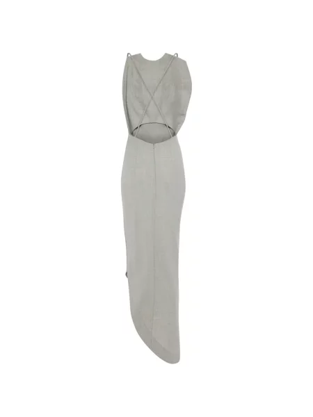 Rochie midi A.w.a.k.e. Mode drapată gri