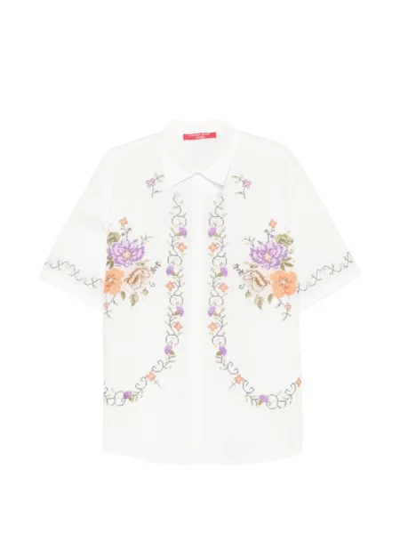 Koszula Marina Rinaldi w kwiatki biała