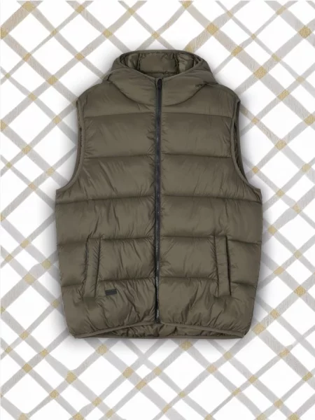 Sinsay Kamizelka z kapturem zielony