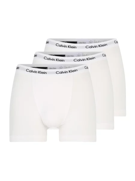 Calvin Klein Underwear Boksarice svetlo siva / črna bela