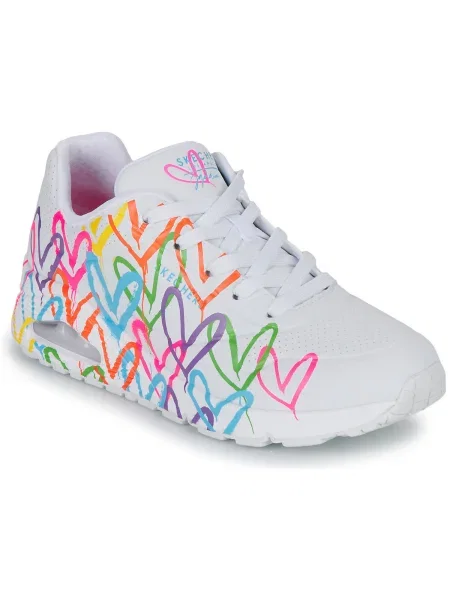 Pantofi Skechers alb