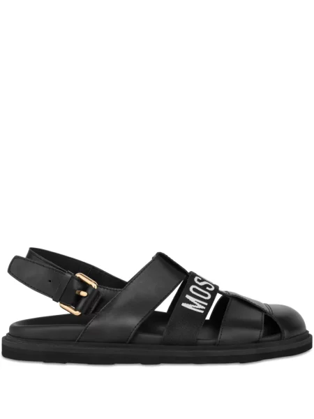 Sandale Moschino din piele negru
