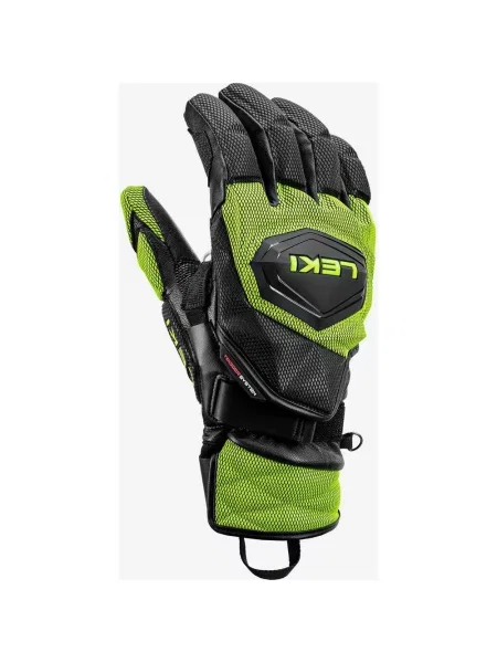 Rękawice Leki WCR Venom GS 3D zielone neonowe 8 czarne