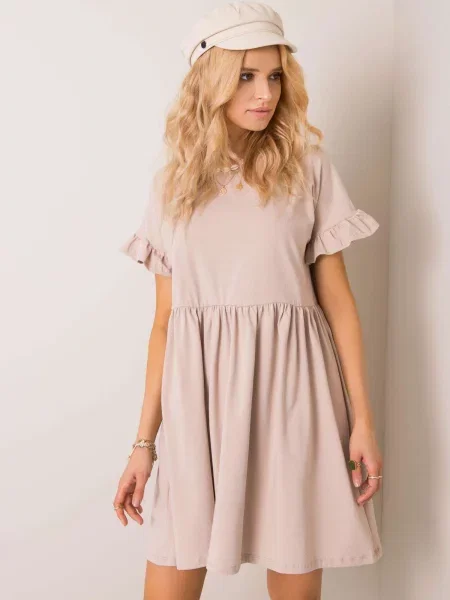 Rochie Fashionhunters de costum bej