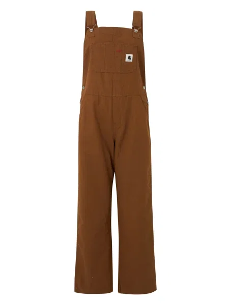 Carhartt WIP Kantáros nadrágok Bib csokoládé