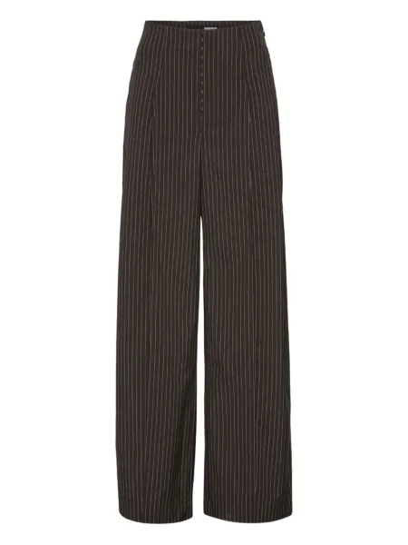 Pantaloni Rotate Birger Christensen cu dungi maro