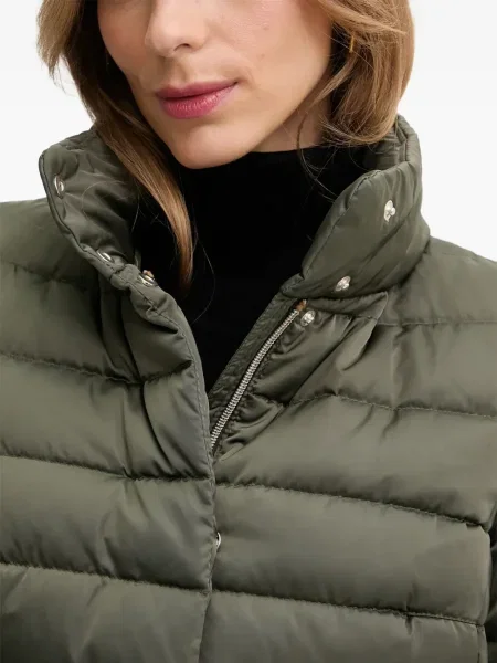 Palton Geox cu glugă verde