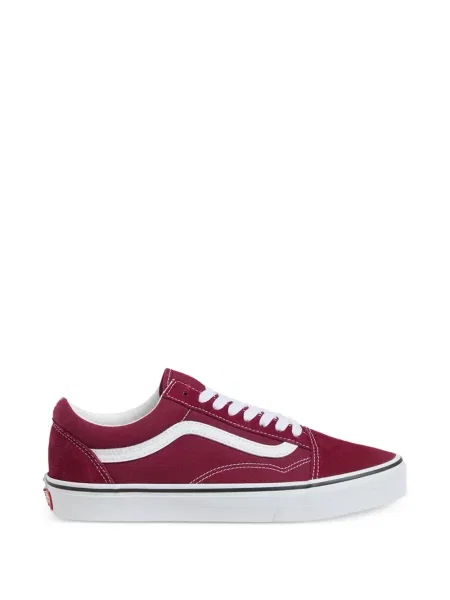 Sneakerși Vans Old Skool cu șireturi din dantelă roșu