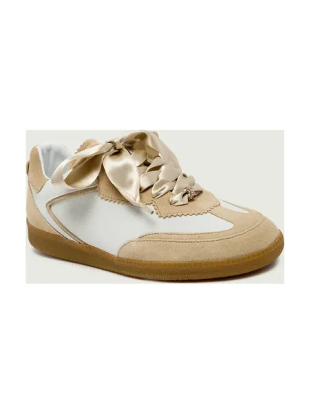 Marc Cain Sneakers | piele întoarsă bej