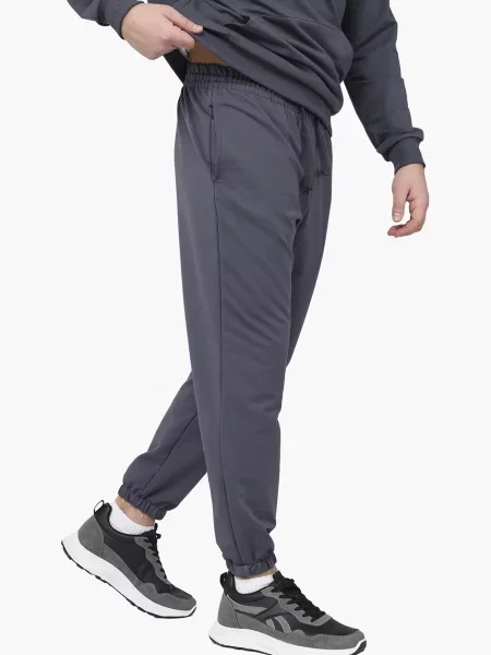 Спортивні штани YUKI темно-сірий бавовна/поліестер сірі