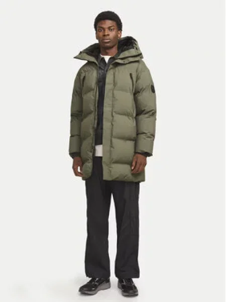 Jack&Jones Vatovaná bunda Alpha Regular Fit zelená