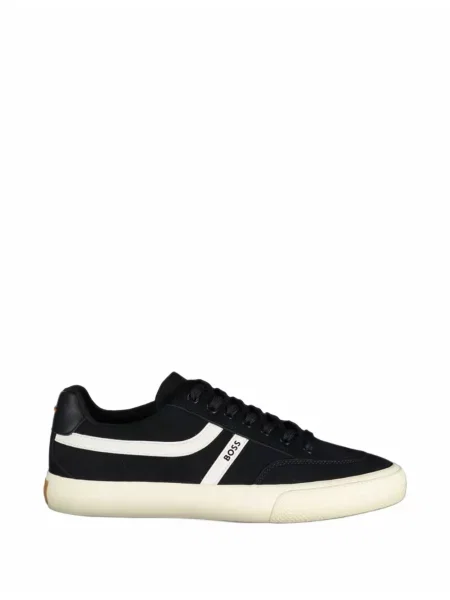 Sneakerși Boss cu imagine albastru