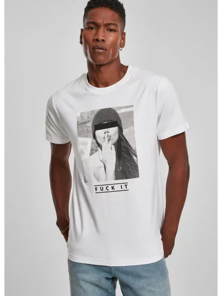 Tricou Mister Tee alb