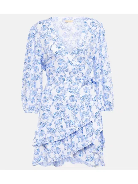 Rochie Melissa Odabash cu model floral albastru