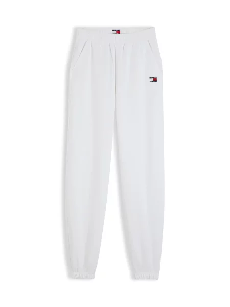 Tommy Jeans Pantaloni alb