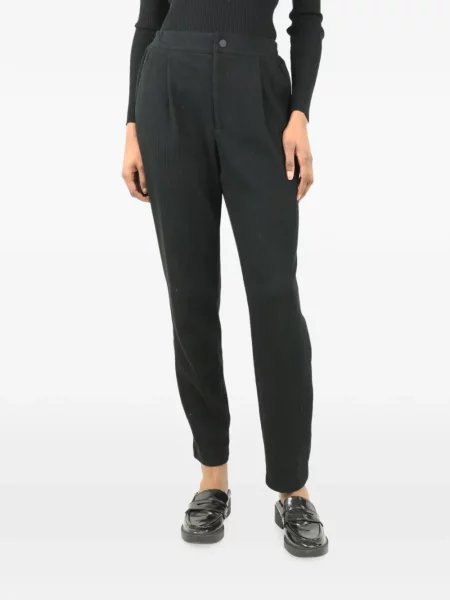 Pantaloni Varley de catifea cord negru