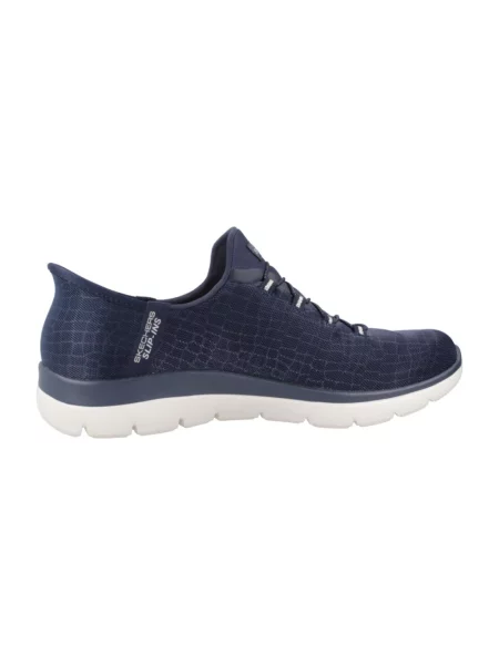 Sneakersy Skechers niebieskie