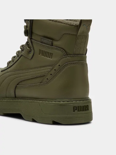 Ботинки Puma зеленые