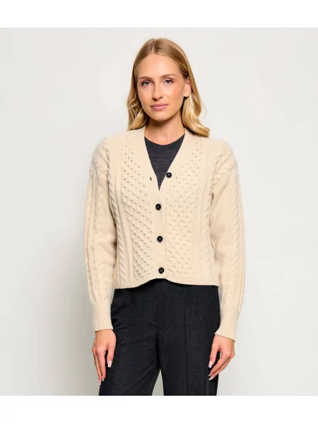 Weekend MaxMara De lână cardigan Wkdprimo bej