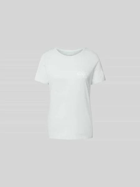 T-shirt z nadruk z napisem Juvia miętowa