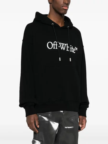 Hanorac cu glugă Off-white alb