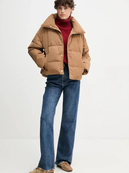 Tommy Hilfiger geacă de puf maro