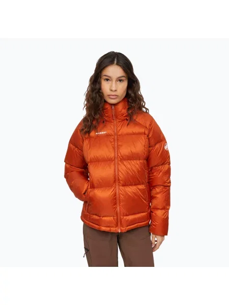 Geacă cu puf pentru femei Mammut Glacier Glow IN Hooded autumn larice