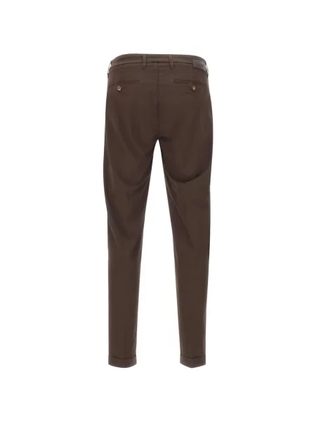 Pantaloni chino Re-hash maro