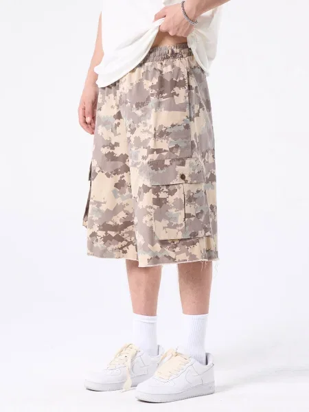 VAMOS CLO Kalhoty / písková béžová