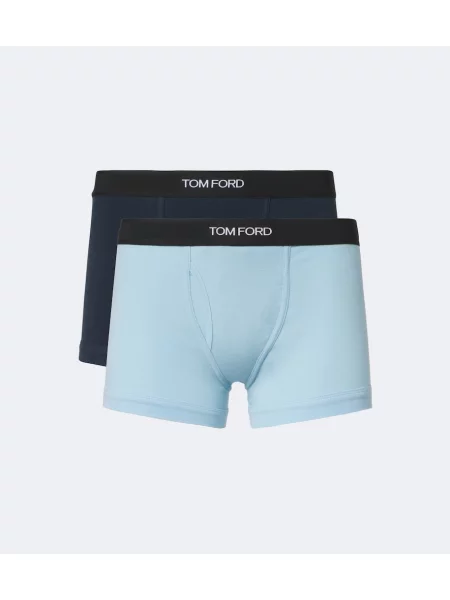 Boxeri Tom Ford cu autograf albastru