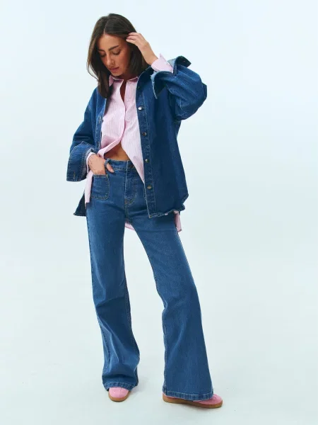 Куртка-сорочка Lilove синій