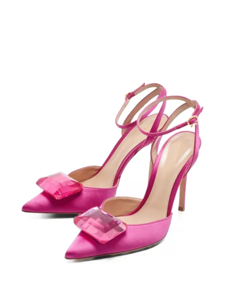 Pantofi cu toc Gianvito Rossi slingback roz