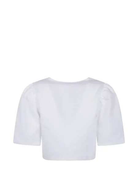 Top Farm Rio cu model floral alb