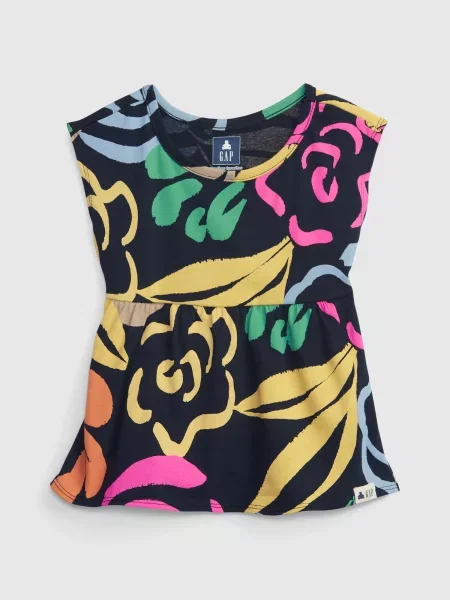 Tricou copii Gap negru