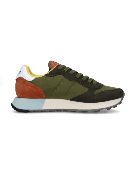 Pantofi Sun68 verde