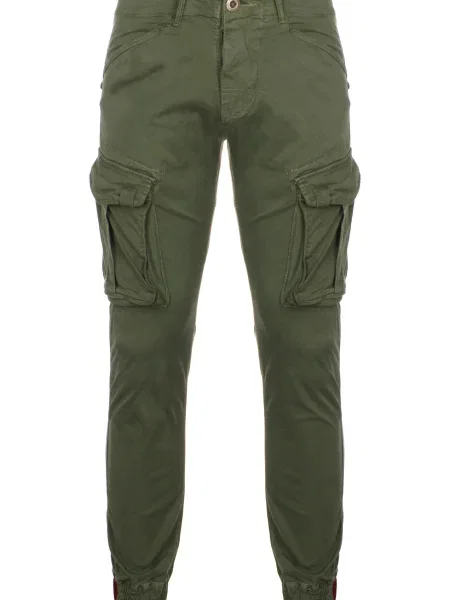 ALPHA INDUSTRIES Pantaloni cu Spy kaki roșu