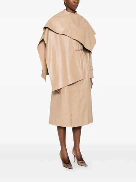 Płaszcz Ducie skórzany