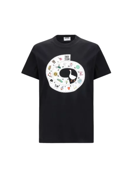 Koszulka polo Moschino czarna