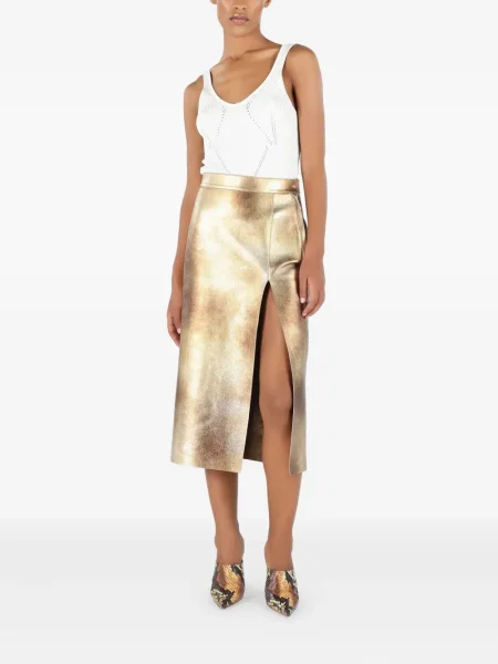 Fustă din piele Roberto Cavalli