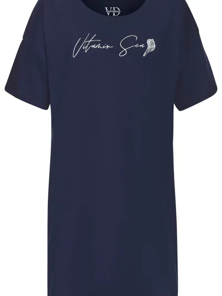 VIVANCE Rochie de seară albastru închis / natural alb