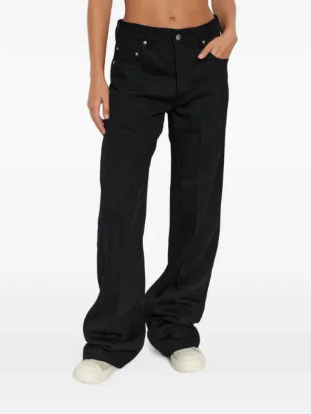Pantaloni Rick Owens de lână negru