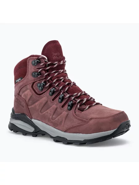 Buty trekkingowe Jack Wolfskin Refugio Prime Texapore Mid czerwone