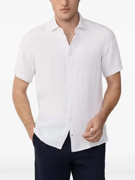 Scurt cămașă Hackett London cu broderie alb