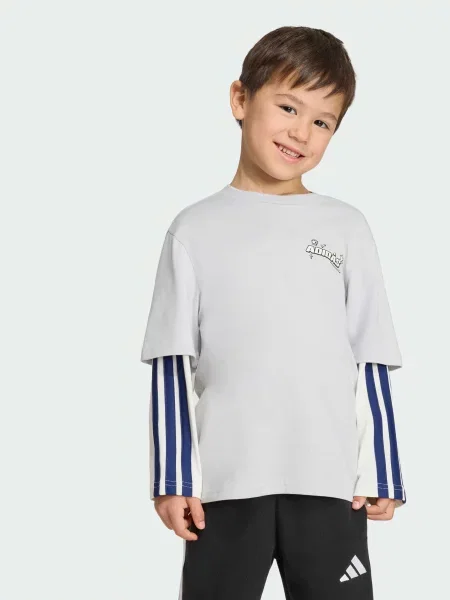 Лонгслив Adidas серый