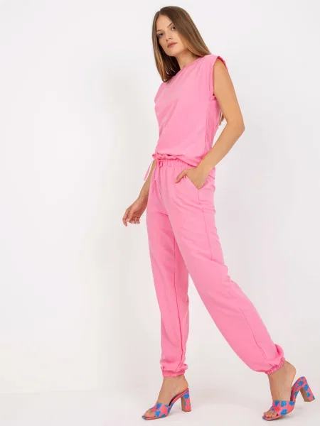 Alkalmi ruha Fashionhunters rózsaszín