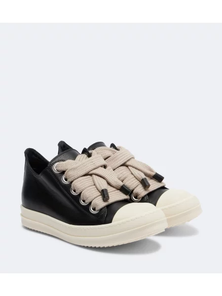 Sneakerși Rick Owens din piele negru