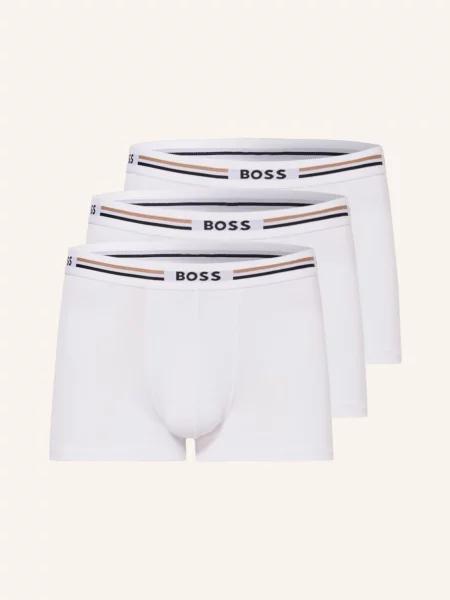 Boss Bokserki Revive 3 Szt. weiss