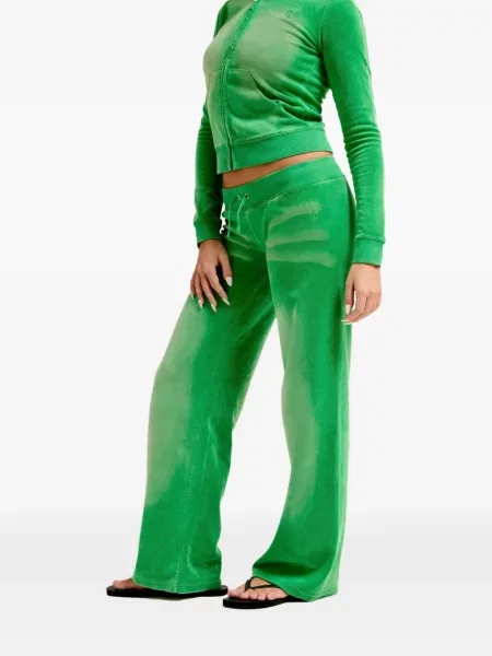 Τρέξιμο παντελόνι Juicy Couture πράσινο