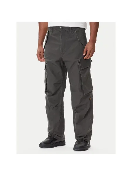 G-Star Raw Szövet nadrág Straight Fit szürke