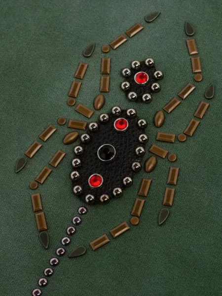 Hanorac cu glugă Bldg4 cu tepi verde
